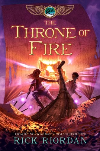 The Kane Chronicles - Book 2 The Throne of Fire book cover