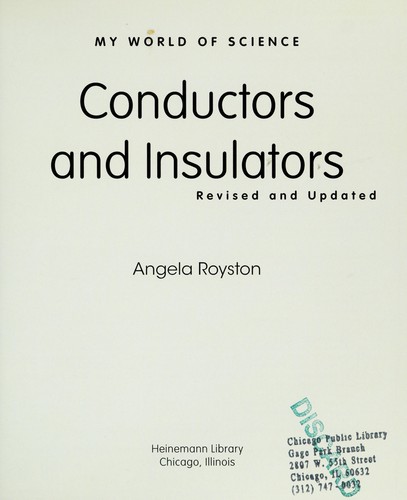 Conductors and insulators book cover