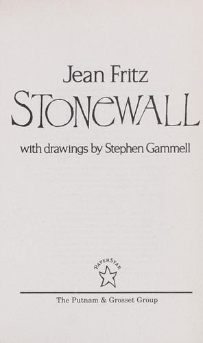 Stonewall book cover