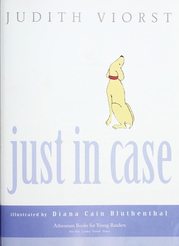 Just in case book cover