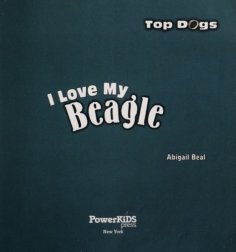 I love my beagle book cover