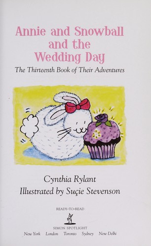 Annie and Snowball and the Wedding Day book cover