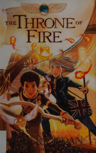 Kane Chronicles, The, Book Two The Throne of Fire: The Graphic Novel book cover