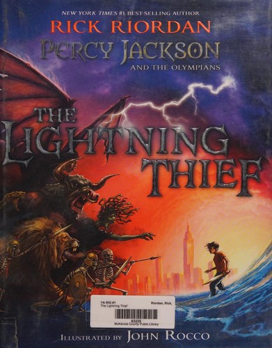 Percy Jackson and the Olympians The Lightning Thief Illustrated Edition book cover