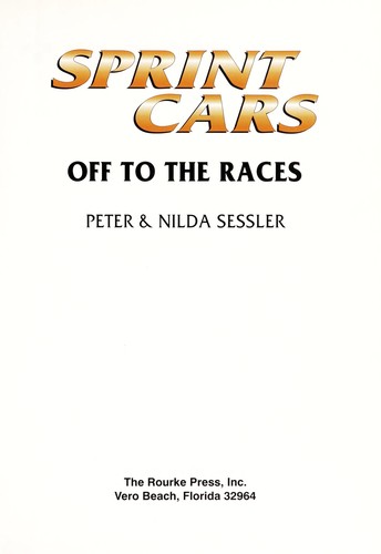 Sprint cars book cover