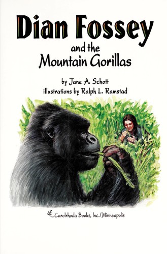 Dian Fossey and the mountain gorillas book cover