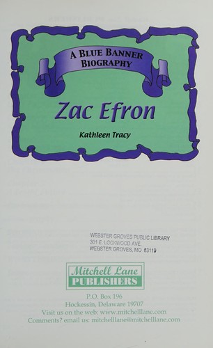 Zac Efron book cover