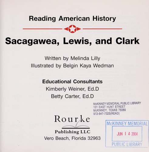 Sacagawea, Lewis, and Clark book cover