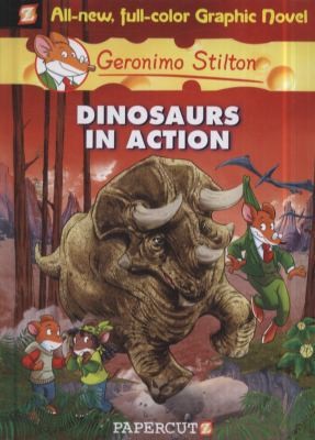 Geronimo Stilton #7: Dinosaurs in Action! book cover