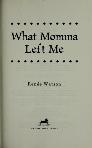 What Momma Left Me book cover